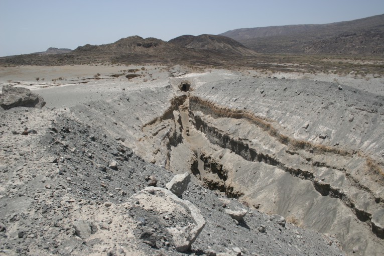 Close up of new volcanic vent in the Axial Volcanic Ranges