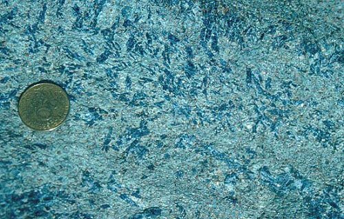 Blueschist with glaucophane