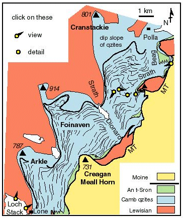 Foinaven location map