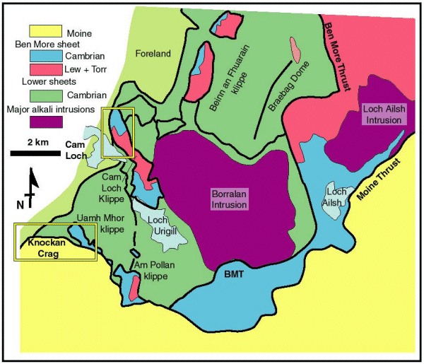 South Assynt map