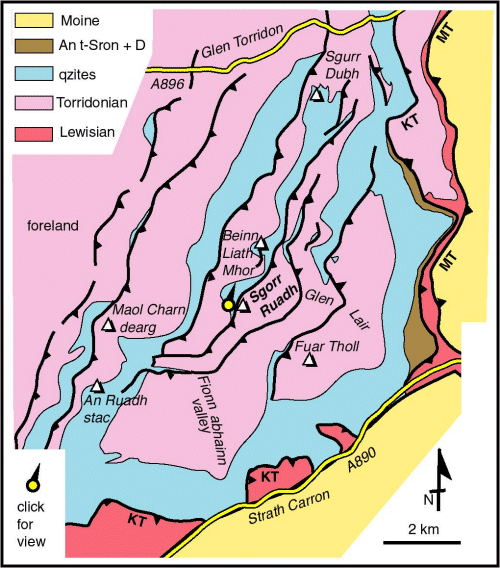 Sgorr Ruadh location map