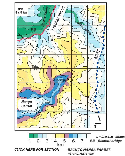 Topographic map